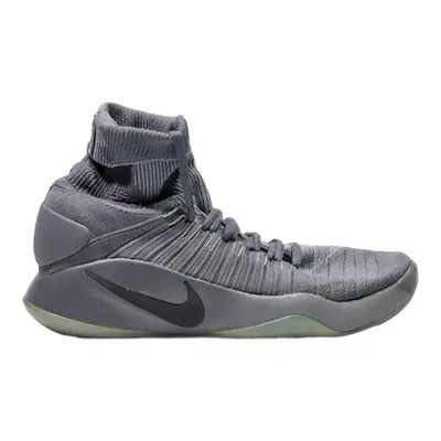 NIKE Hyperdunk 2016 Flyknit High Top Trainers Grey Synthetic Mens UK 8.5