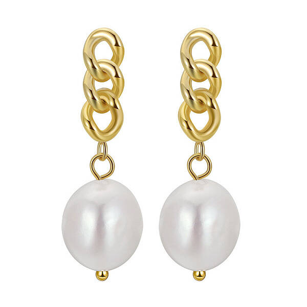 925 Sterling Silver Chains Dangle Stud Earrings