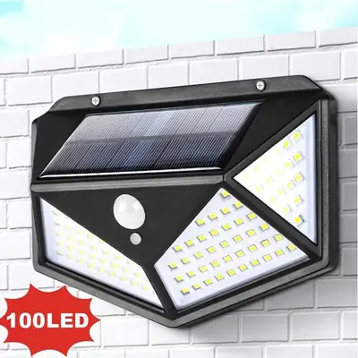 100LED Solar Lights Outdoor Wall LED Lights for Summer Gift, Solar Powered Garden Lamp, Waterproof Wall Mounted LED Light...