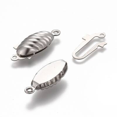 Tarnish Resistant 304 Stainless Steel Box Clasps