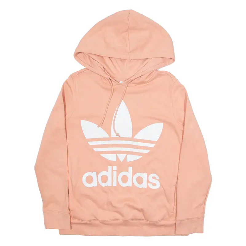 ADIDAS Womens Pink Hoodie UK 12