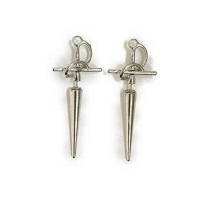 Alloy Sword Stud Earrings for Women