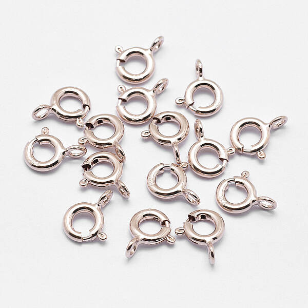 925 Sterling Silver Spring Ring Clasps