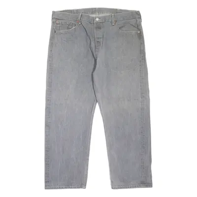 LEVI'S 501XX Jeans Mens Grey Regular Straight W39 L27