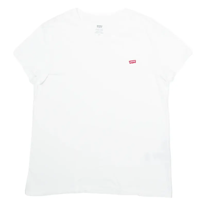 LEVI'S Mens T-Shirt White L
