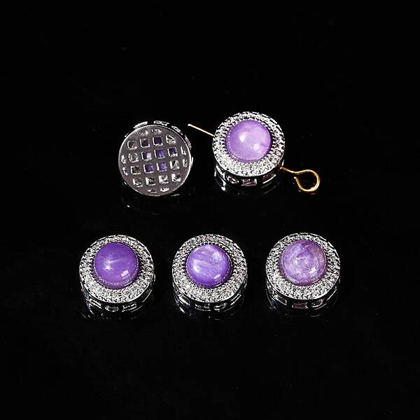 Natural Charoite Beads