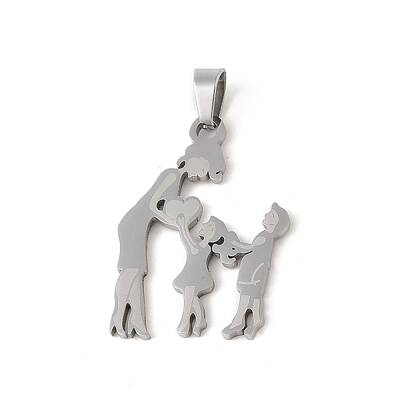 Non-Tarnish Mother's Day 304 Stainless Steel Pendants