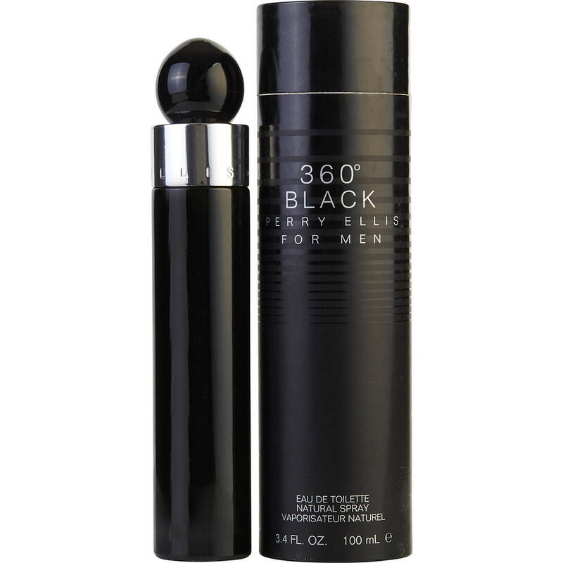 360 Black Cologne for Men - Eau de Toilette Spray 3.4 oz