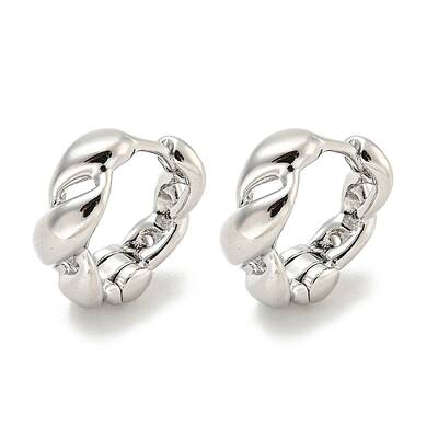 Brass Hoop Earrings
