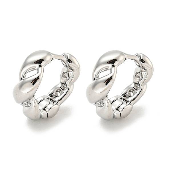Brass Hoop Earrings