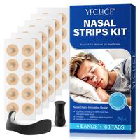 Intake Breathing Nasal Strip Starter Kit (30 pairs, Black) - Boost Oxygen Intake, Reduce Snoring, Improve Sleep Quality - Swe...