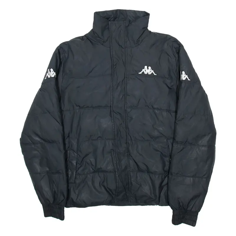 KAPPA Mens Puffer Coat Black L