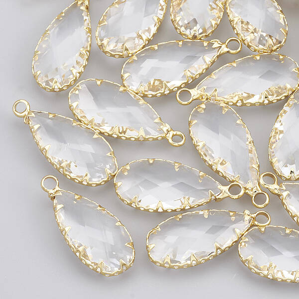 Brass Glass Pendants