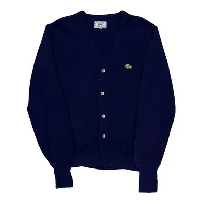 Lacoste Cardigan - Medium Navy Wool
