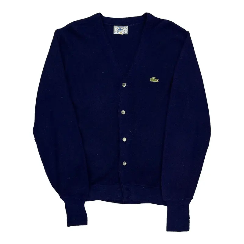 Lacoste Cardigan - Medium Navy Wool