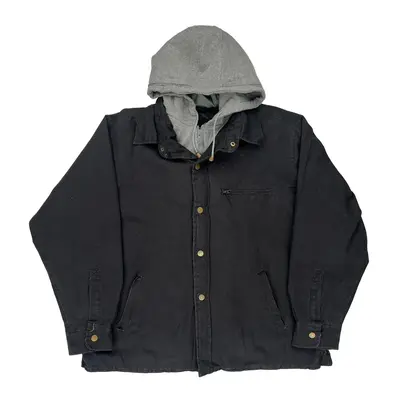 Sportier Overshirt - XL Black Cotton