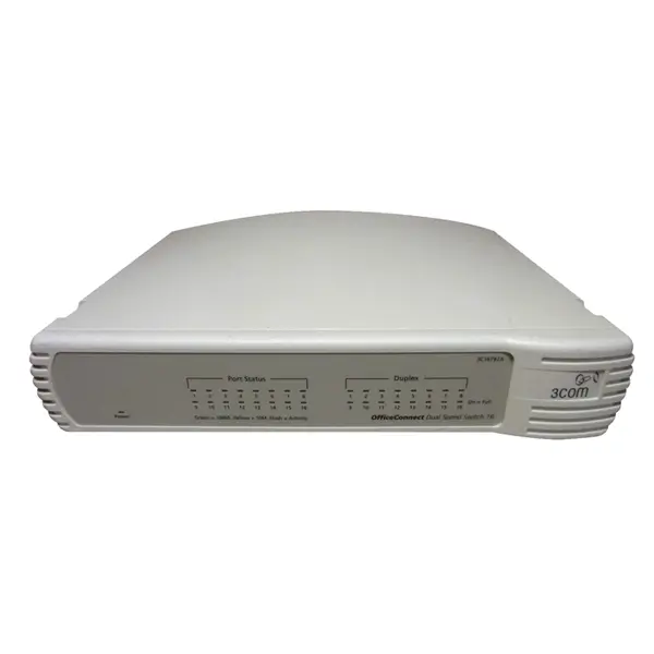 3Com 3C16792A | OfficeConnect 16 x RJ-45 Ports 10/100Base-TX Layer 2 Managed Rack-mountable Fast Ethernet Network Switch