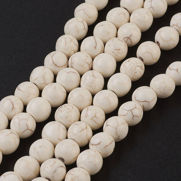 Synthetic Magnesite Beads Strands
