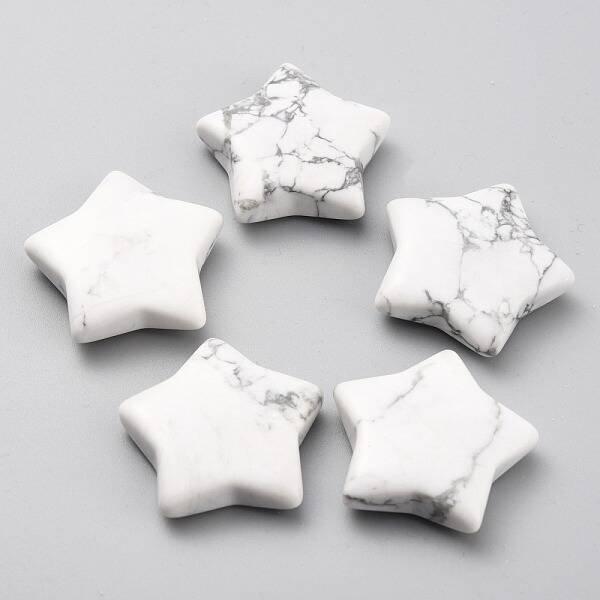 Natural Howlite Beads