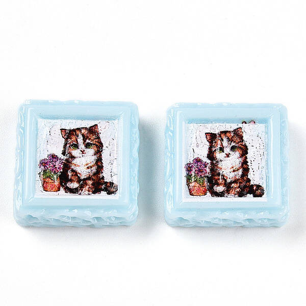 Opaque Resin Decoden Cabochons