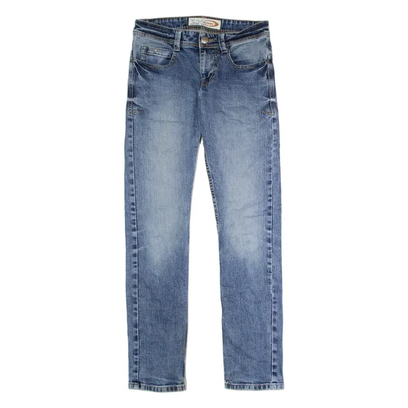 DRIVER Mens Jeans Blue Regular Skinny Stone Wash W29 L31