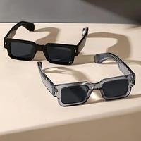2pcs Retro Square Fashion For Women Men Thick Frame Anti Glare Sun Shades For Party Beach Travel Fashion Glasses Cool sunglas...