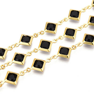 Brass Rhombus Link Chains