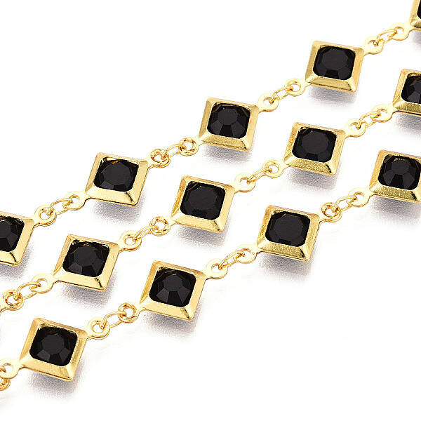 Brass Rhombus Link Chains