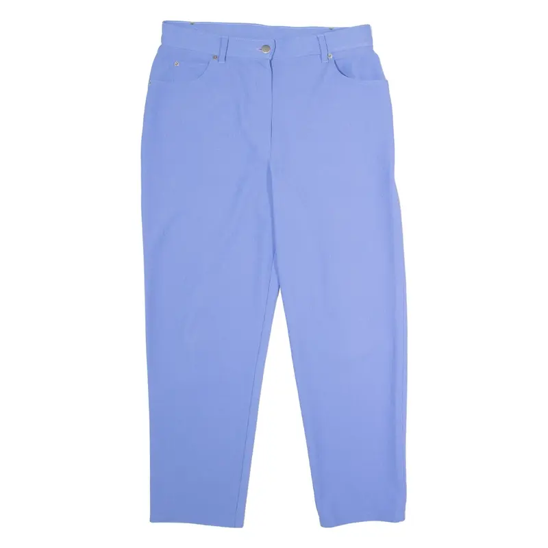 Womens Trousers Blue Regular Straight W34 L27