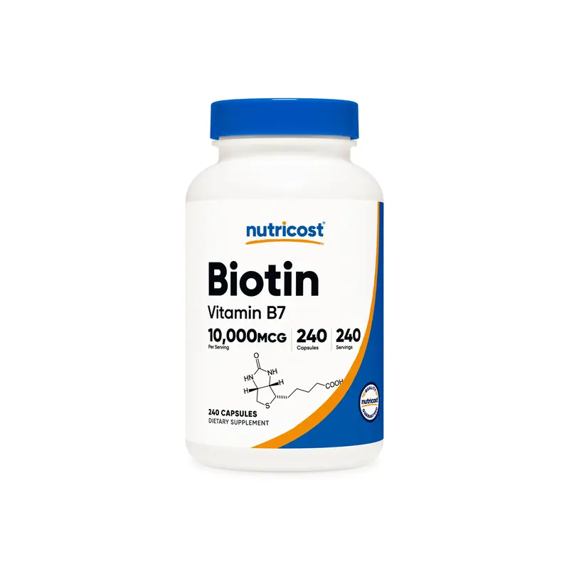Nutricost Biotin Capsules (Vitamin B7)