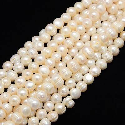 Natural Cultured Freshwater Pearl Beads Strands