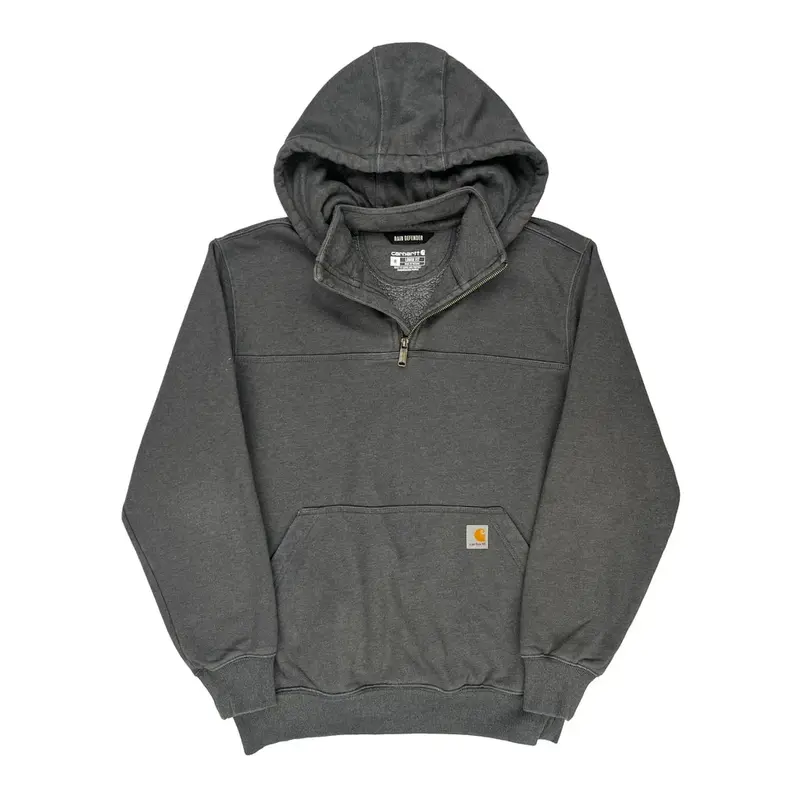 Carhartt Hoodie - Medium Grey Cotton Blend