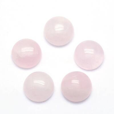 Natural Rose Quartz Cabochons
