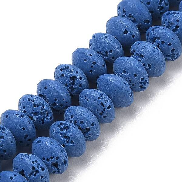 Synthetic Lava Rock Beads Strands