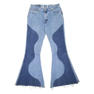 LEVI'S Altered Womens Jeans Blue Regular Flared 90s W30 L32