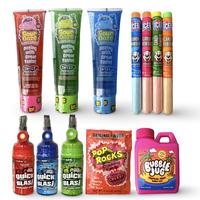 Sour Candy Full Size Sampler 8 Pack  | Sour Ooze, Quick Blast, Bubble Jug, Pop Rocks and Icee Candy Powder