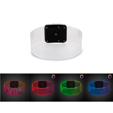 144 Promotional Multicolor LED Magnetic Bracelets - Battery ...