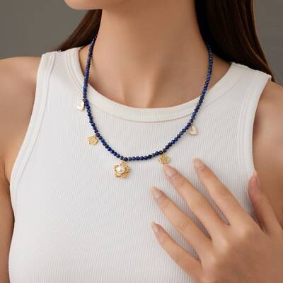 Lapis Lazuli Bead Necklaces