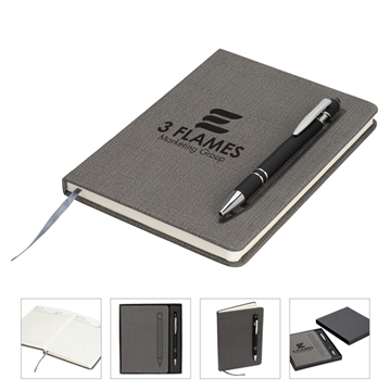 25 Customized Manhattan Gift Set w/ Magnetic Journal and Pen - ...