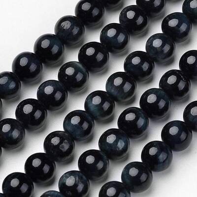 Natural Blue Tiger Beads Strands