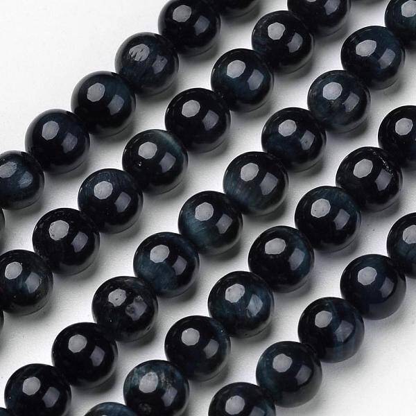 Natural Blue Tiger Beads Strands