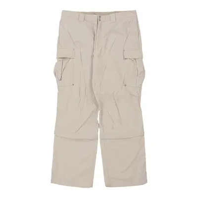 Fila Cargo Trousers - 37W 31L Cream Polyester