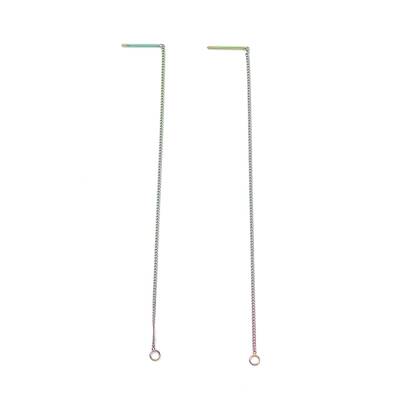 Ion Plating(IP) 304 Stainless Steel Stud Earring Finding