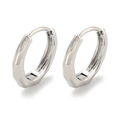 Brass Hoop Earrings