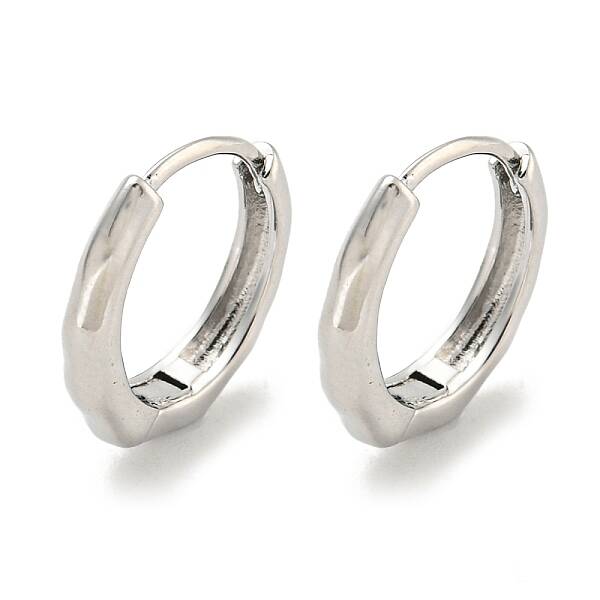Brass Hoop Earrings
