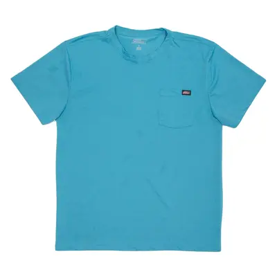 DICKIES Mens T-Shirt Blue L