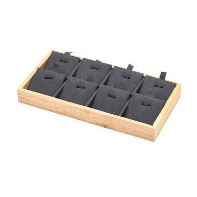 Wood Covered with Microfiber Pendant Display Stands