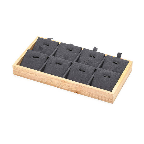 Wood Covered with Microfiber Pendant Display Stands