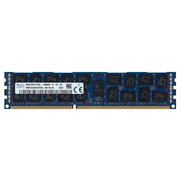 Hynix HMT31GR7CFR4A-H9TD | 8GB DDR3-1333MHz PC3-10600 ECC Registered RDIMM CL9 2Rx4 1.35V 240-Pin Memory Module