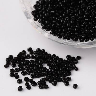 12/0 Opaque Colours Round Glass Seed Beads